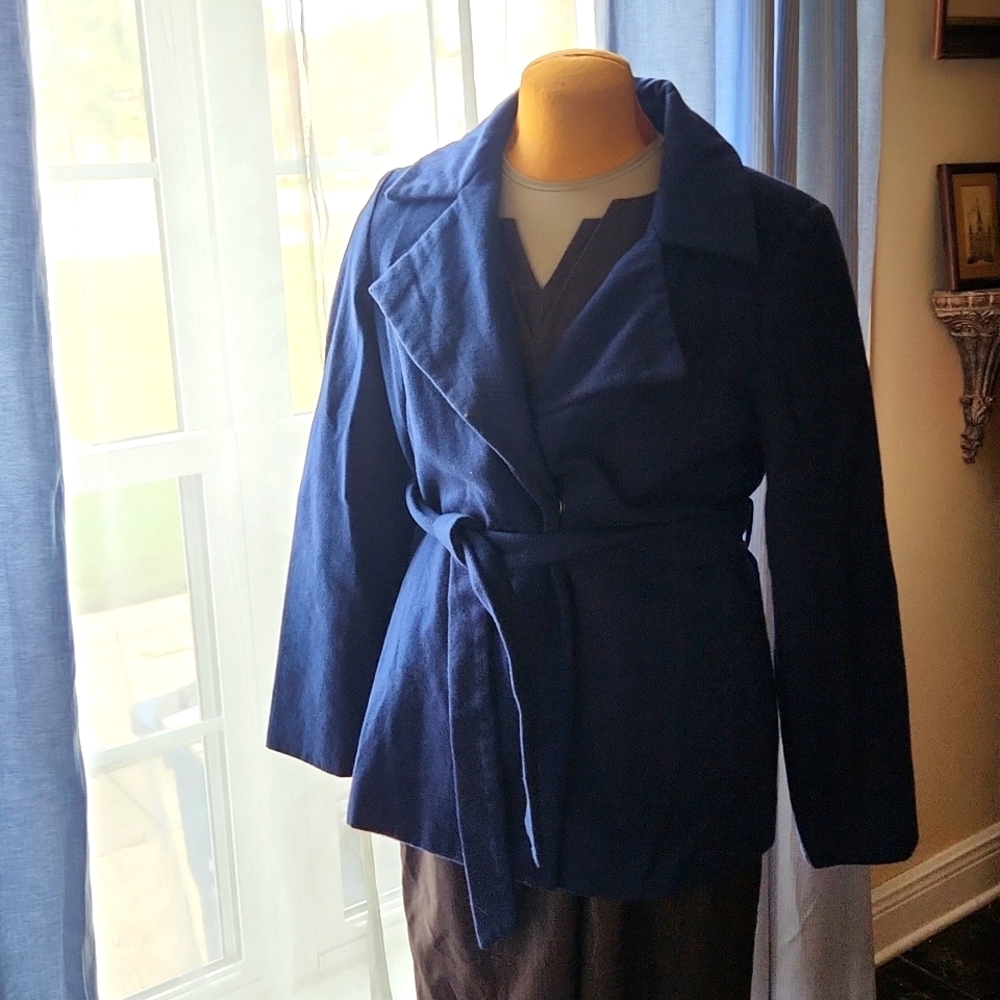 Old Navy Single Breasted Wool Blend Winter Coat, Sz L